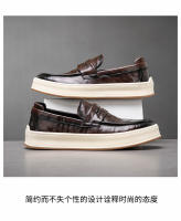 Zapatos de cuero para hombre, tendencia plataforma, zapatos casuales de moda ligera, zapatos de hombre - details 16