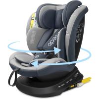 Silla de Coche Giratoria 360 con , 40-150cm (0~36kg), Aprox. 0-12 años (Gris) - details 0