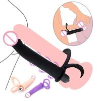 Consolador Anal de doble penetración, vibrador de bala para hombres, correa en el tapón de la Vagina, Juguetes sexuales para adultos para parejas - details 0