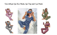 Conjunto de pijama de mujer con pantalones de manga corta, ropa de dormir con cinturilla en 5 colores - details 1