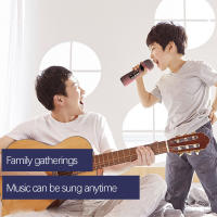Máquina de Karaoke Inalámbrica Compatible con Bluetooth para Niños Efectos de Sonido en 4 - details 2