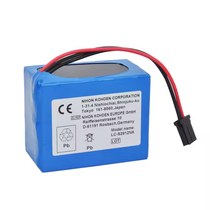 Batería desfibriladora para NIHON KOHDEN LC-S2912NK, X041B, LCS-2912NK, JC-901D,RH-933D,QI-901D,QI-902D,QM-501D,QI-911E - 1