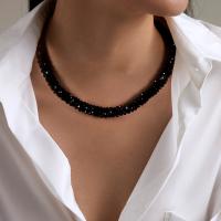 Collar de Cuentas Brillante y Divertido de Esbbela para San Valentín, Cristal Artificial, Colorido, 43.18 cm Adecuado para Hombres y Mujeres, Uso Diario, Fiesta y Regalo de Vacaciones, Ideal para Navidad - details 5