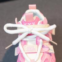 Zapatos deportivos gruesos para niños, zapatillas informales transpirables de malla para niñas, zapatos para niños y niños - details 5