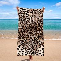 Toalla de secado rápido súper absorbente, manta ligera y suave, adecuada para nadar en la playa, acampar al aire libre, 1 ud. - details 1
