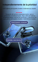 Auriculares Inalámbricos con Clip 2024, Auriculares Bluetooth 5.3 con Micrófono HD, HiFi Estéreo y Pantalla LED, Ajuste Cómodo, Carga Rápida USB-C, Auriculares para Deportes y Correr, Compatibles con Android, iPhone, Xiaomi, Samsung y Huawei - details 10