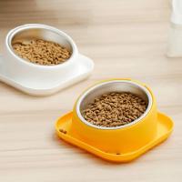 Herramienta de alimentación para mascotas, cuenco de comida para mascotas de acero inoxidable, antihormiga, alimentador de gatos con pendiente de 15 grados, cuenco de alimentación para mascotas antideslizante doble, perros y gatos - details 9