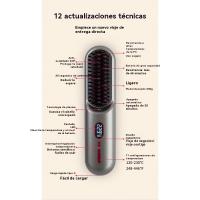 inalámbrico pelo alisado peine iones negativos no dañan el cabello portátil rizador de pelo alisado varilla recta clip de placa de curling recto de doble uso de alto cráneo superior esponjoso dios dispositivo! - details 1