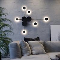 Lámpara de pared moderna para sala de estar y dormitorio, candelabro nórdico creativo, luz LED minimalista para interiores - details 1