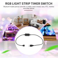 Regulador de intensidad LED inalámbrico con Bluetooth, Control de conexión por aplicación de teléfono DC5-24V para tira de luz RGB, interruptor de temporizador - details 4