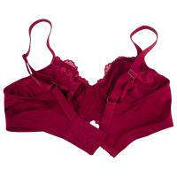 sujetadores con aros para mujer, minimizador Floral de encaje, cobertura completa, sin relleno, sin forro, soporte cómodo para el día a día - details 20