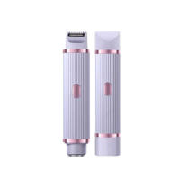 Barba para mujer, Bikini, axila, recortadora femenina, depiladora impermeable, Afeitadora eléctrica 2 en 1, maquinilla de afeitar Facial para mujer - details 0