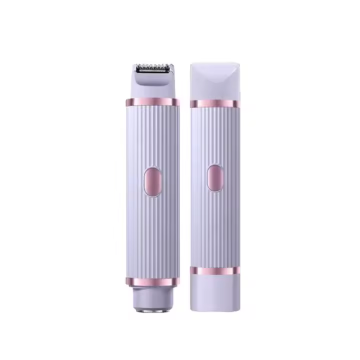 Barba para mujer, Bikini, axila, recortadora femenina, depiladora impermeable, Afeitadora eléctrica 2 en 1, maquinilla de afeitar Facial para mujer - 1