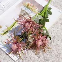 Flor de apio espinosa Artificial de plástico, flor falsa realista que no se decolora, plantas de simulación elegantes hechas a mano, decoración de oficina y Hotel - details 5