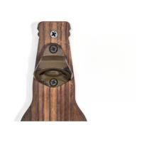 Abridor de cerveza de pared de 25 cm, abridor de botellas de madera vintage, abridor de cerveza con coleccionista de tapas, abridor de botellas de pared de madera vintage, regalo original para papá, esposo, amigos y colegas - details 2