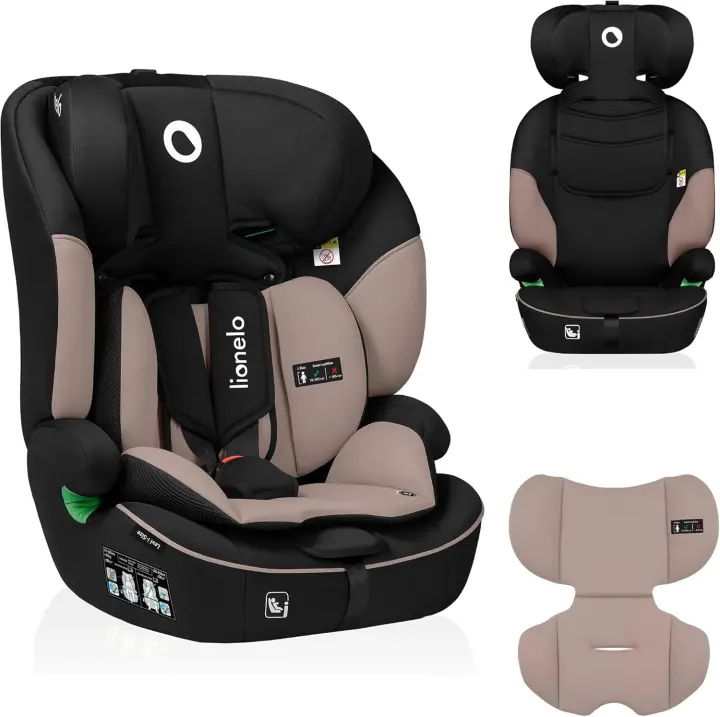 Silla Infantil de Coche 76-150cm, Grupo 1 2 3 Protección Lateral Ajustable en 10 Etapas - 1