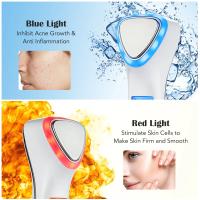 Máquina de masaje de punto de hielo facial, equipo multifunción para el cuidado de la belleza, RF, vibración caliente y fría, ma - details 2