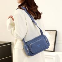 Bolso cruzado de nailon portátil, bolso de mano ligero de Color sólido para mediana edad, correa ajustable, bolso de hombro multibolsillos de moda - details 12