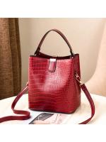 Bolso de Mano de PU con Patrón de Cocodrilo para Mujeres - details 6