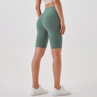 Hamidou-pantalones cortos de Yoga para mujer, mallas deportivas transpirables, de cintura alta, para entrenamiento y gimnasio - details 26