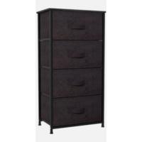 Cajonera de Tela Extraíble de 5 Cajones Almacenamiento de Tela Cómodo para Sala de Estar, Dormitorio, Habitación Infantil Gris Claro - details 11