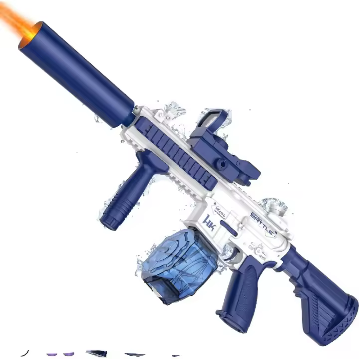 Pistola de agua eléctrica, juguete de pistola de chorro, juego de tiro para fiesta en la playa al aire libre, regalo Ideal para - 1