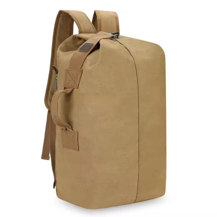Mochila de viaje de lona de 45l, bolsa de cubo para senderismo, mochila informal para exteriores, bolsa para libros, mochila escolar, bolsas de pesca - 1