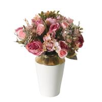 Flores artificiales de estilo europeo, flores falsas decorativas de seda de gran tamaño, arreglo Floral para boda, arreglo Floral DIY - details 7
