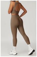 Pantalones de Yoga de Cintura Alta ALO NEAD Elevación de Cadera Alta, Salto Seco, Sensación Nude, Ajuste para Mujeres, Primavera/Otoño - details 10