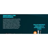 Estantería metálica organizador de taller estanterias cargas pesadas taller sótano trastero
