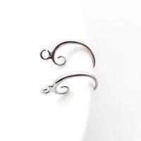 Ganchos de Pendientes de Metal de Alta Calidad Color Oro-Platino Accesorios de Joyería DIY para Mujeres - details 34
