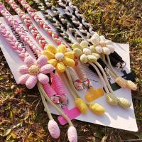 Correa de Teléfono Lanyard para Mujeres Estilo LargoinsCuerda trenzada hecha a mano de flor de viento, duradera, anti-pérdida para exteriores - details 5