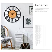 Reloj de Pared de Números Romanos Nórdicos de 3D Silencioso, Preciso, Decoración de Sala de Estar - details 7
