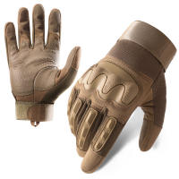 Guantes tácticos para motocicleta, Guantes tácticos militares tácticos para operación táctil, protección duradera para Motocross y caza - details 0