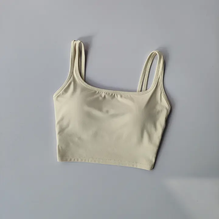 Correas de hombro para mujer de yoga en forma de U, sujetador deportivo que absorbe impactos, chaleco para correr y fiesta - 1