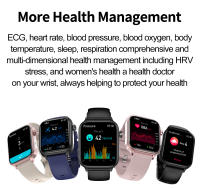 2024 Nuevo ECG+ PPG clase médica 1,96 inch, 360 * 360 AMOLED pantalla completa de HD toque Smart Watch azúcar en sangre, lípidos sanguíneos, temperatura corporal,llamada Bluetooth,IP68 impermeable Reloj Inteligente saludable Para Android IOS - details 21