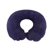 Almohada ergonómica para el cuello en forma de C, cojín de soporte para coche de viaje de poliéster, almohada inflable de viaje en forma de U - details 0