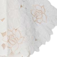 Mesa con bordado floral retro blanco, alfombra Ense, mantel de algodón hueco, decoración de mesa de comedor para el hogar, fiesta de boda - details 29