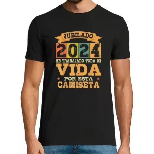 Divertido Jubilado 2024 Hombre Mujer Camisetas regalo jubilación - 1