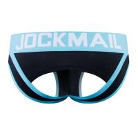 Ropa interior sin fondo para hombre, suspensorio Sexy Gay con espalda descubierta, calzoncillos Boxer con espalda abierta, calzoncillos de algodón para hombre JM312 - details 8