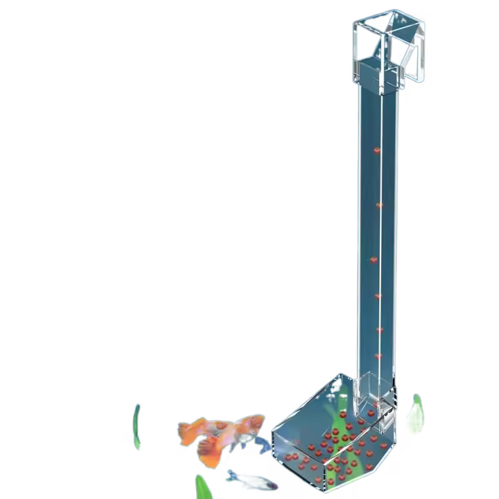 Juego de plástico para acuario profesional con ventosa, tubo alimentador de camarones, accesorios para tanque de peces, tubo de alimentación de peces, alimentador de camarones - 1