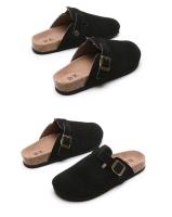Zapatillas planas de exterior Retro concisas para mujer, sandalias modernas con hebilla, zapatos con correa, otoño e invierno, novedad de 2023 - details 8