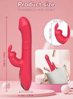 Vibrador de Aguja de Conejo Leten Masajeador de Vagina Telescópico para Mujeres - details 3