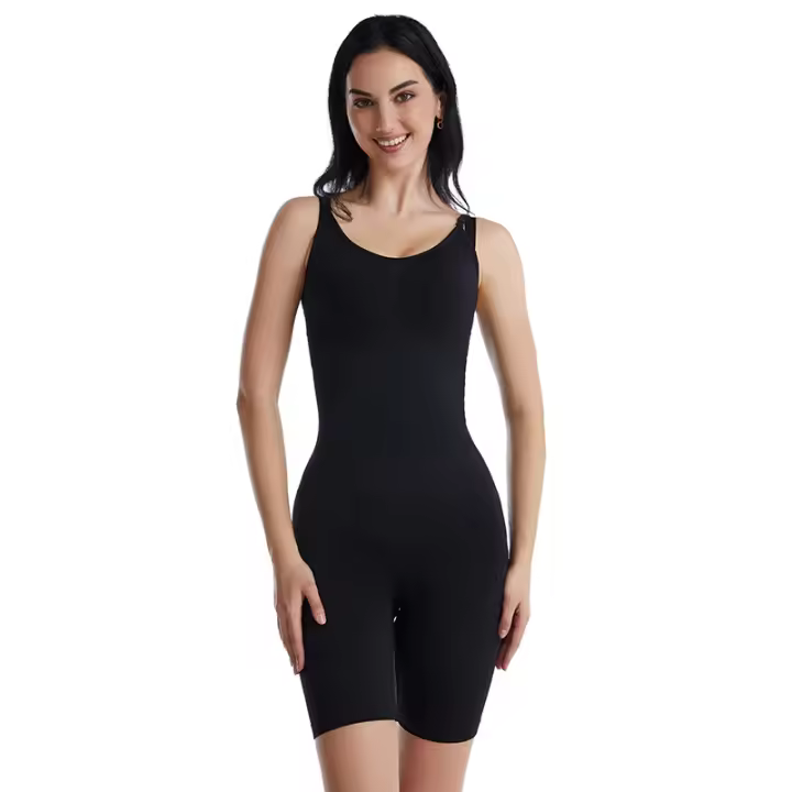 Traje de Compresión Sin Costuras Moldeador de Glúteos para Mujeres Monos Completo con Ojo Abierto - 1