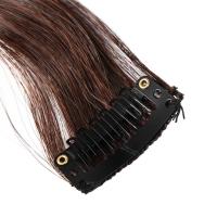 Extensiones de cabello para mujer, Clip en la frente, accesorios para el cabello, flequillo de barba de dragón, flequillo largo y rizado, peluca de síntesis con flequillo de parte media - details 2