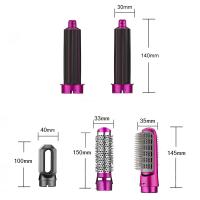 Para secador de pelo 5 en 1, juego de peine caliente, plancha rizadora profesional, herramienta de estilismo, secador de pelo para el hogar - details 8