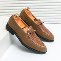 Mocasines de piel sintética para hombre, zapatos informales de cuero sintético, a la moda, para negocios, bodas y fiestas - details 4