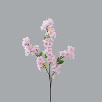 Rama de flor de melocotón Artificial de tacto Real, flor de cerezo de seda hecha a mano de plástico, elegante decoración de boda con flores falsas - details 10