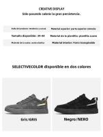 Nuevos zapatos de moda para hombre con suela gruesa resistente al desgaste, zapatos de plataforma suave, versátiles e informales. - details 7