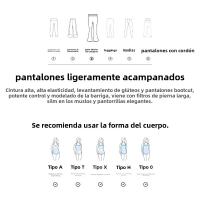 Pantalones De Yoga, Pantalones Micro Acampanados, Mujeres, Outwear Deporte Fitness Cintura Alta Elevación De Cadera Slim Shaper Pantalones - details 14